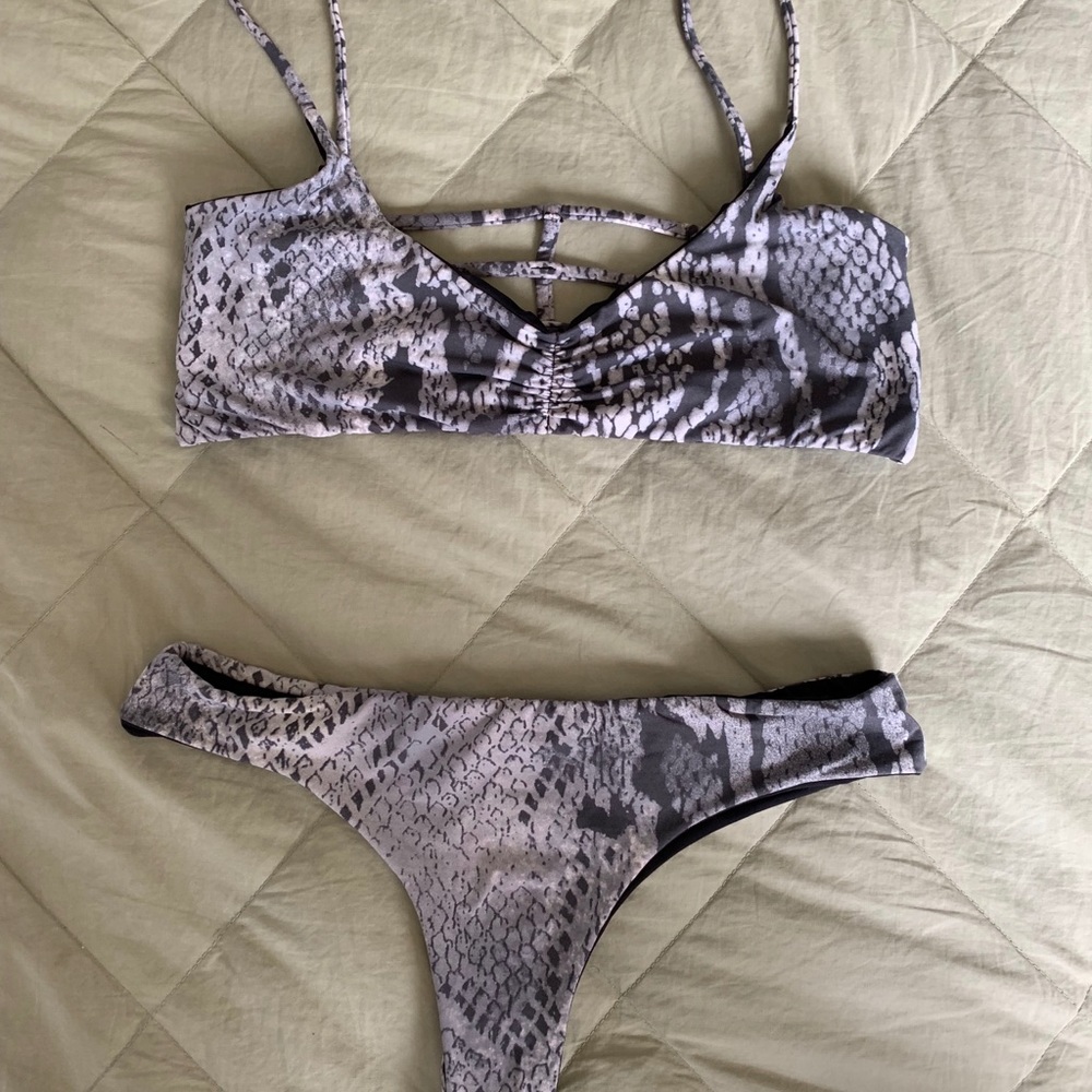 San Lorenzo Bikini Set in Snake skin